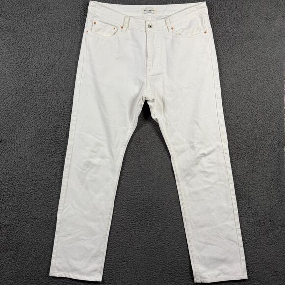 Spier and Mackay Jeans Mens 38 (Fits 36x32) White Contemporary Fit Denim Pants - Picture 1 of 16